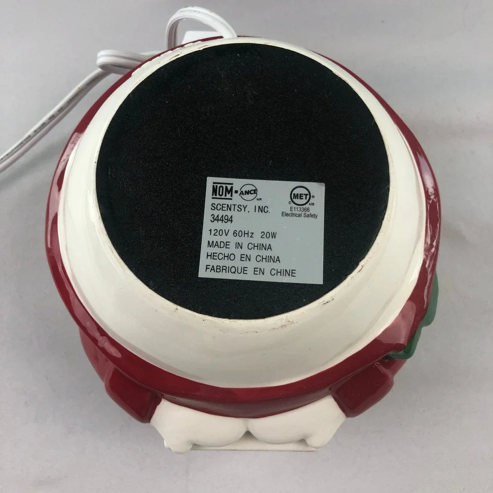 Scentsy Retired Snowman Countdown Electric Wax Warmer Christmas Holiday Decor